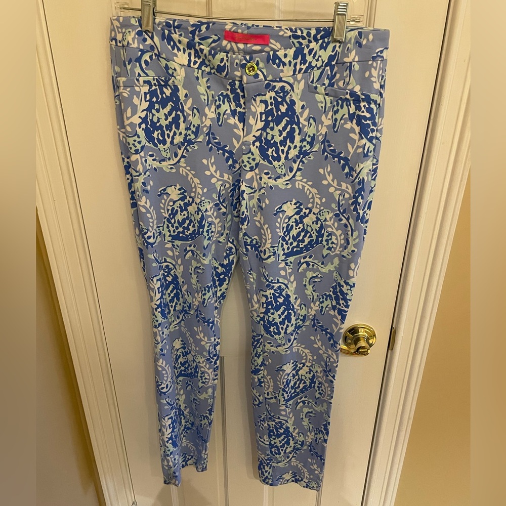 Lilly Pulitzer Blue Pants size 10